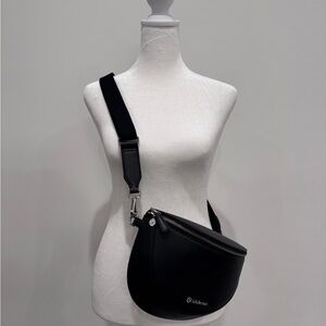 Lululemon saddle bag style Black Crossbody Bag
